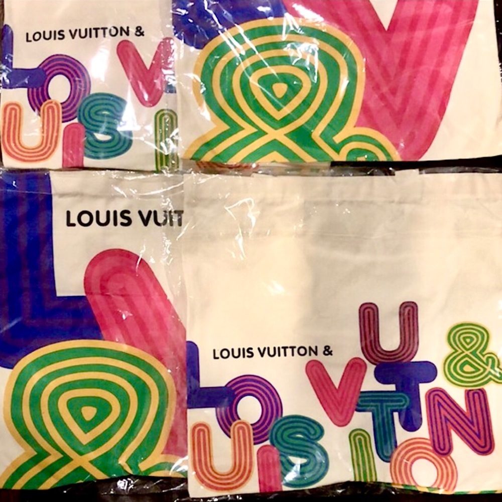 LOUIS VUITTON LV Canvas Double Sided Shopper Tote Bag Shenzhen Exhibit 2021-2022